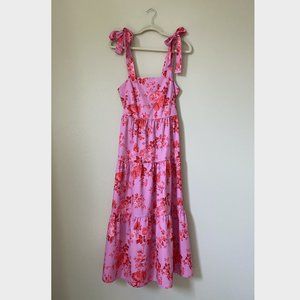 Pink Floral Dress